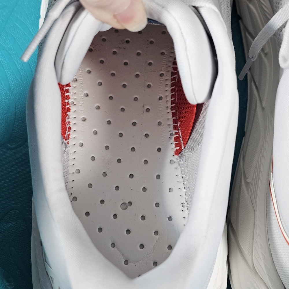 Hoka Men's Arahi 7 Cosmic Gray/Tomato Size 11.5 - Picture 8 of 9